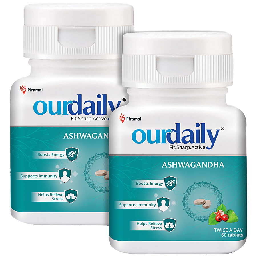 Ourdaily Ashwagandha Energy Supplement Tablet - Boosts Immunity