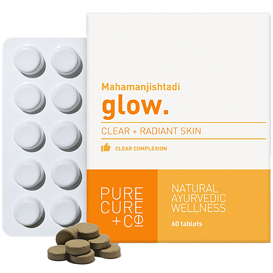 PURECURE+CO Glow Tablets - Natural Ayurvedic Wellness