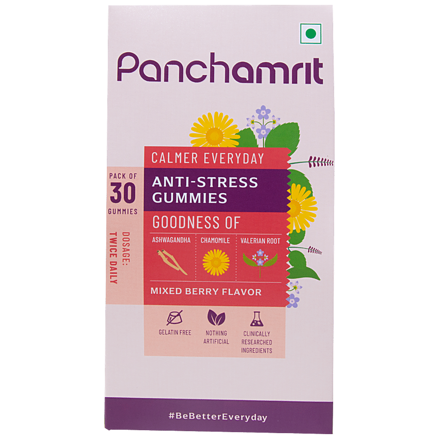 Panchamrit Anti-Stress Gummies - 100% Vegan