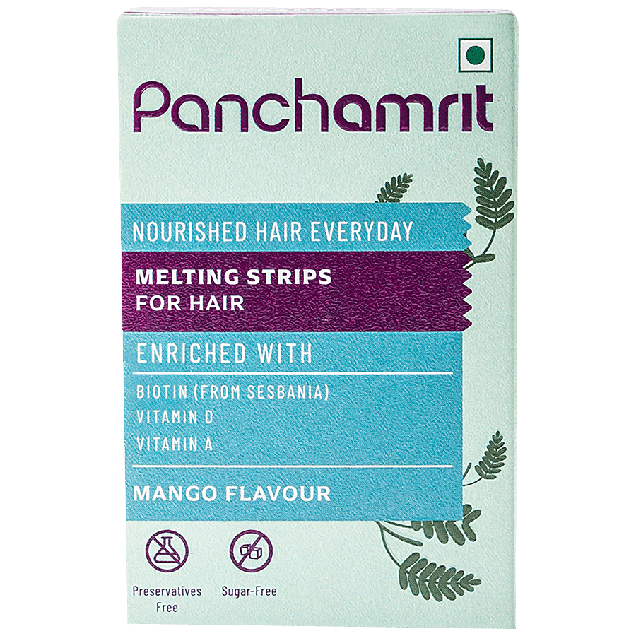 Panchamrit Melting Strips For Hair - Sugar Free