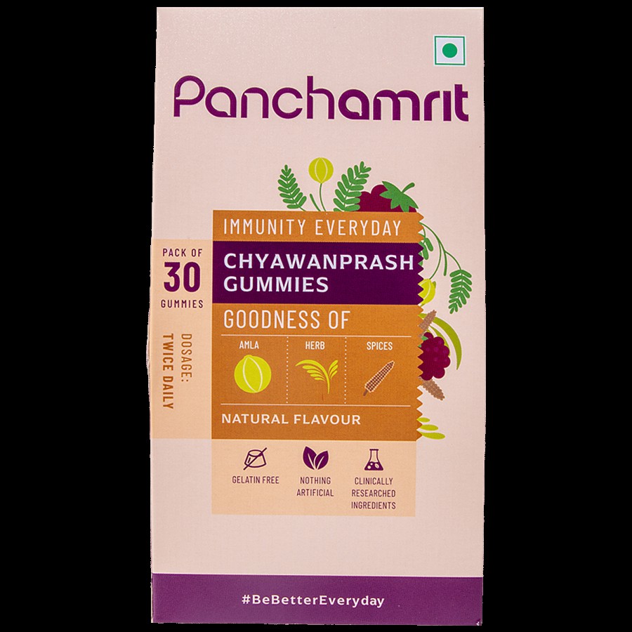 Panchamrit Chyawanprash Gummies - 100% Vegan