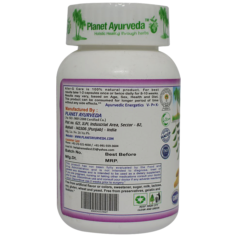 Planet Ayurveda Aller-G Care Capsules