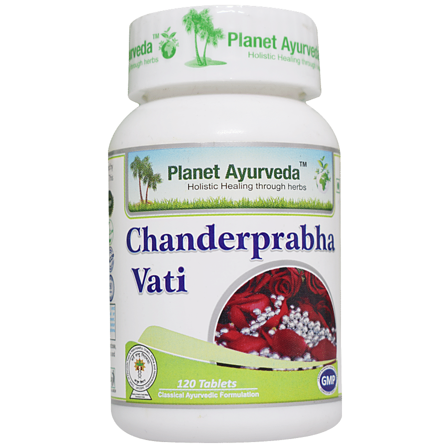 Planet Ayurveda Chanderprabha Vati Tablets