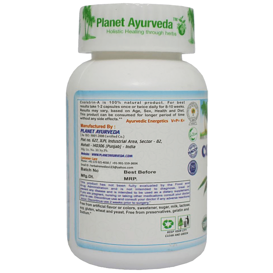 Planet Ayurveda Coolstrin - A Capsules