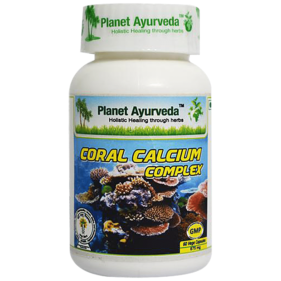 Planet Ayurveda Coral Calcium Complex Capsules