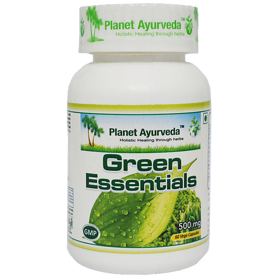 Planet Ayurveda Green Essentials Capsules