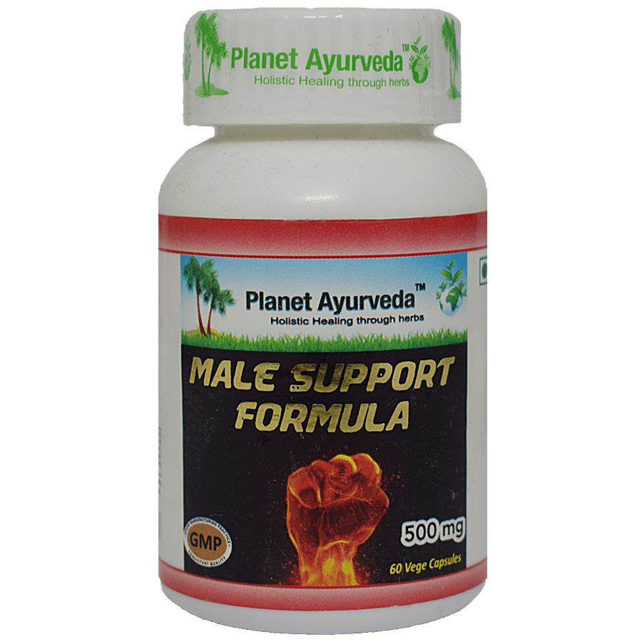 Planet Ayurveda Male Support Formula Capsules