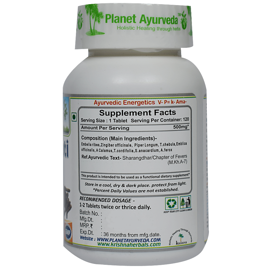 Planet Ayurveda Sanjivani Vati Tablets