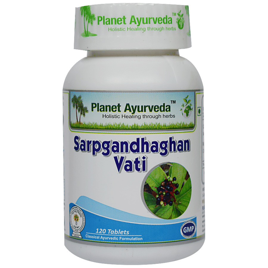 Planet Ayurveda Sarpgandhaghan Vati Tablets