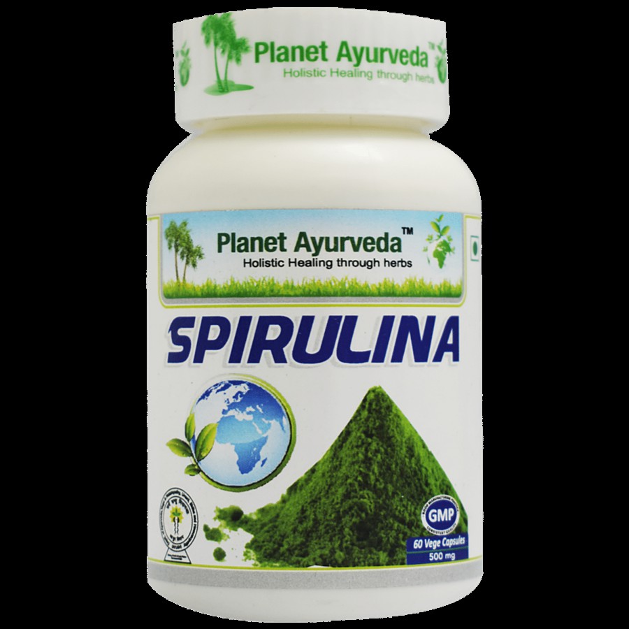 Planet Ayurveda Spirulina Capsules