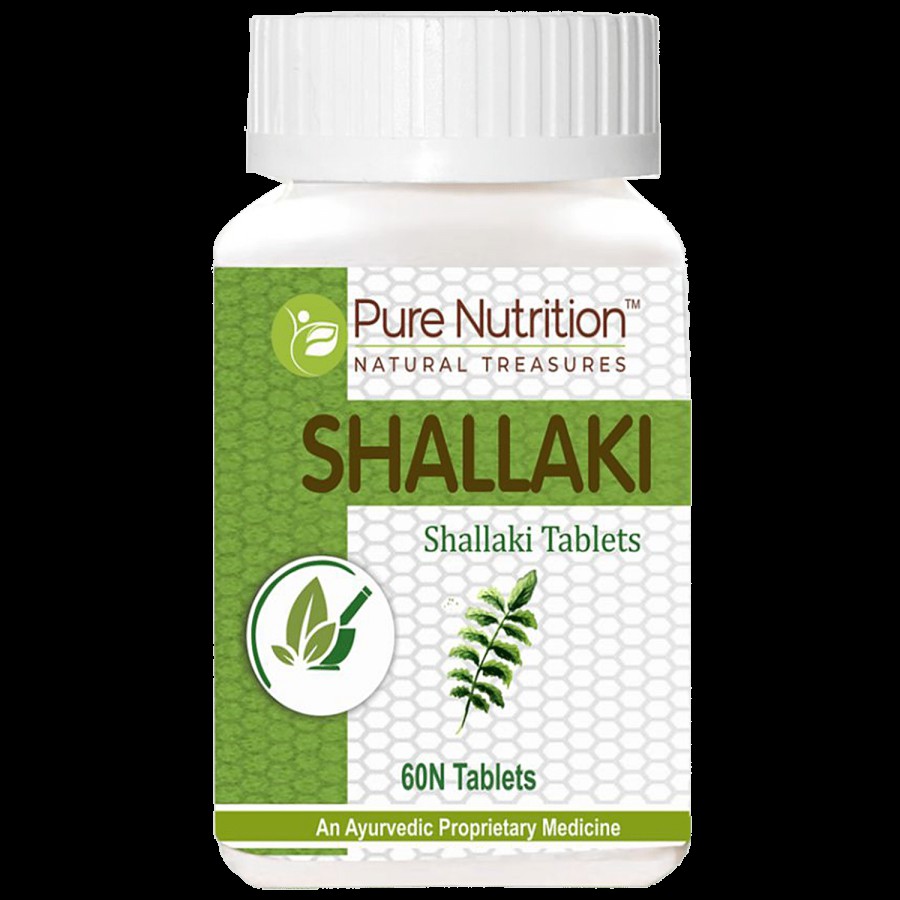 Pure Nutrition  Shallaki 250MG Tablets - Cure Joint Pain