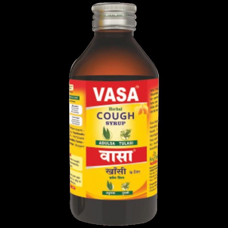 SANDU Vasa Herbal Cough Syrup - Adulsa Tulasi