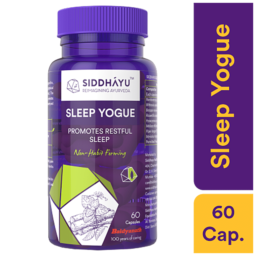 SIDDHAYU Sleep Yogue Capsules - Herbal