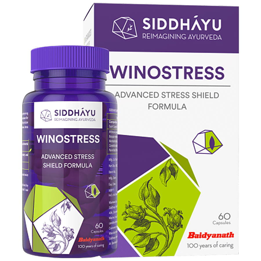 SIDDHAYU Winostress Capsules - Herbal Formula