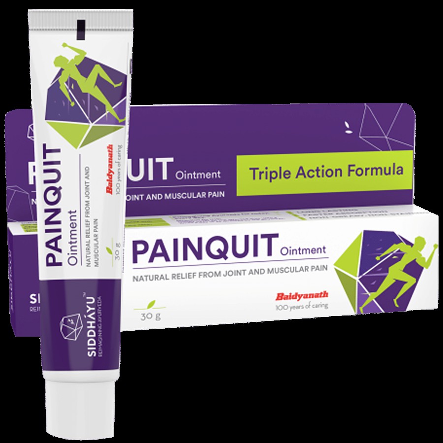 SIDDHAYU Painquit Ointment - For Joint & Muscular Pain