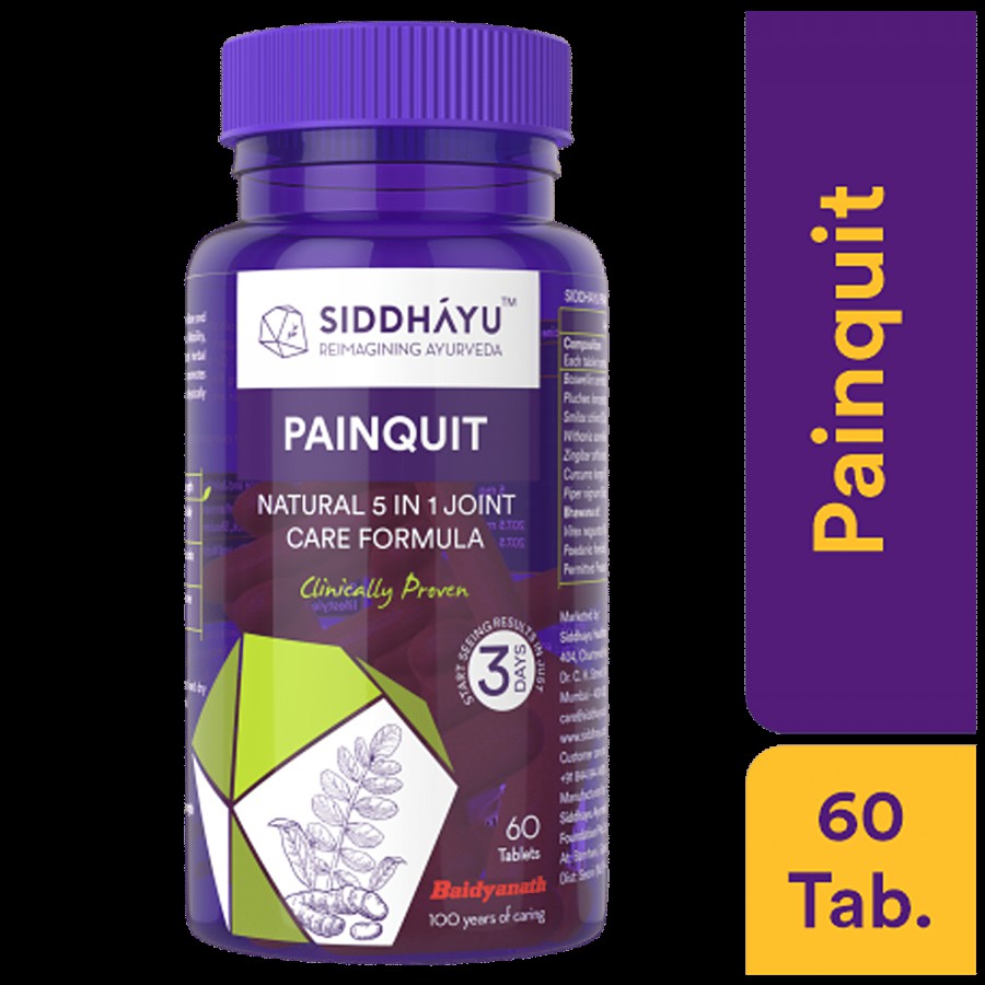 SIDDHAYU Painquit Tablets - Ayurvedic