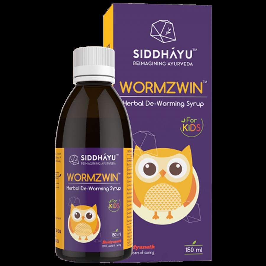 SIDDHAYU Wormzwin - Herbal Deworming Syrup