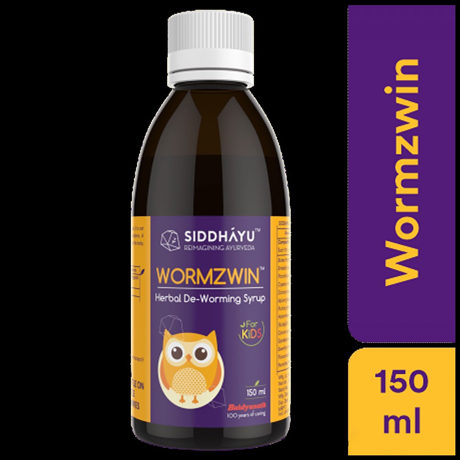 SIDDHAYU Wormzwin - Herbal Deworming Syrup