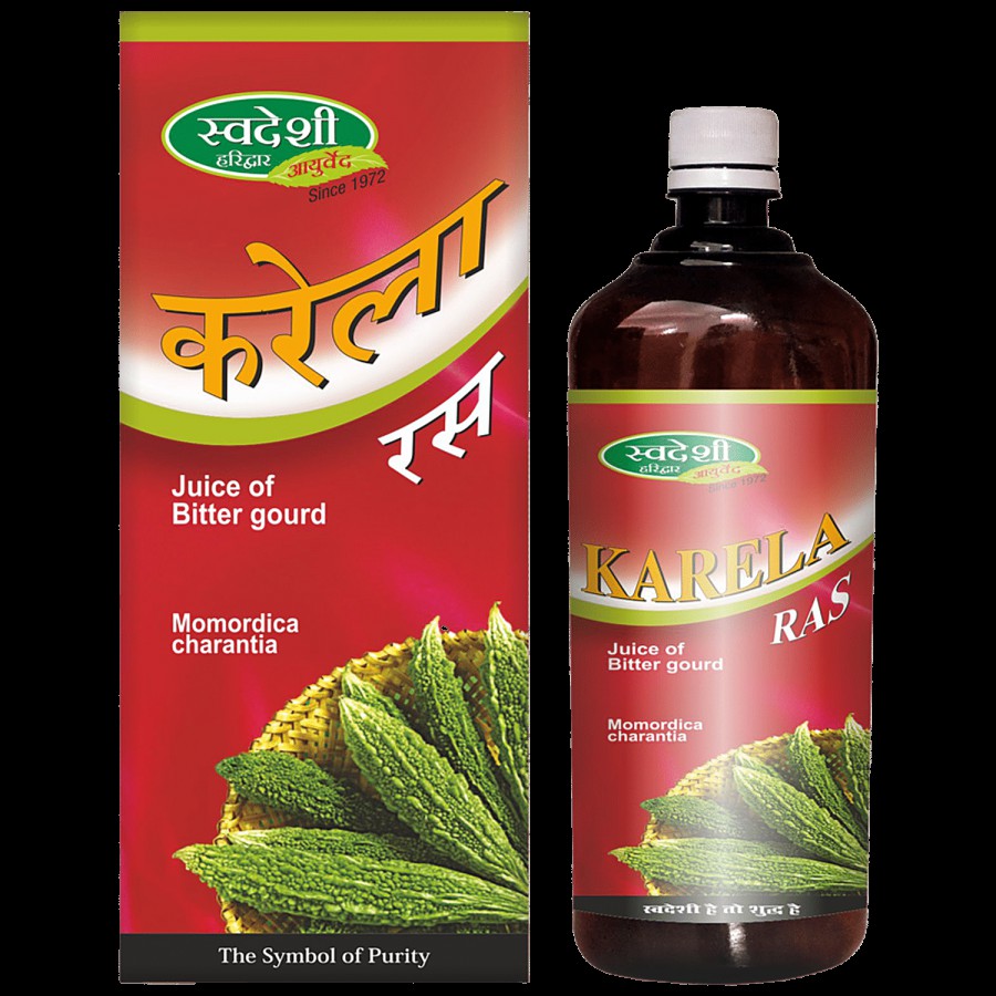 SWADESHI AYURVED Karela Ras - Reduces Ageing