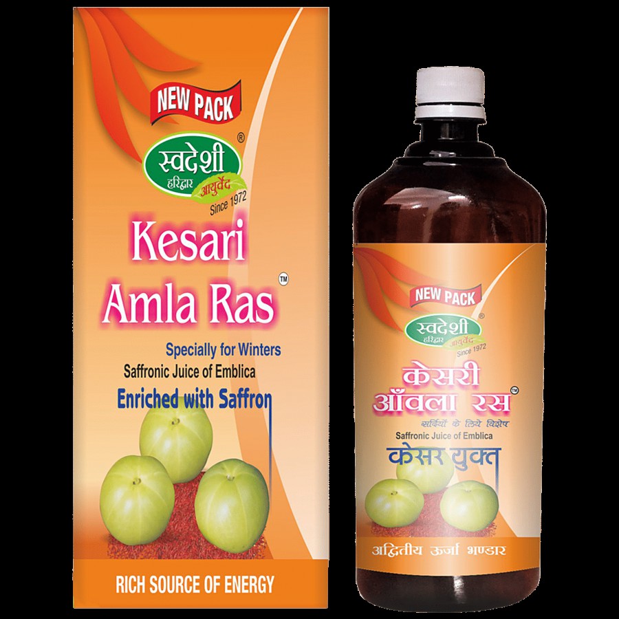 SWADESHI AYURVED Kesari Amla Ras - Controls Ageing & Keeps Young