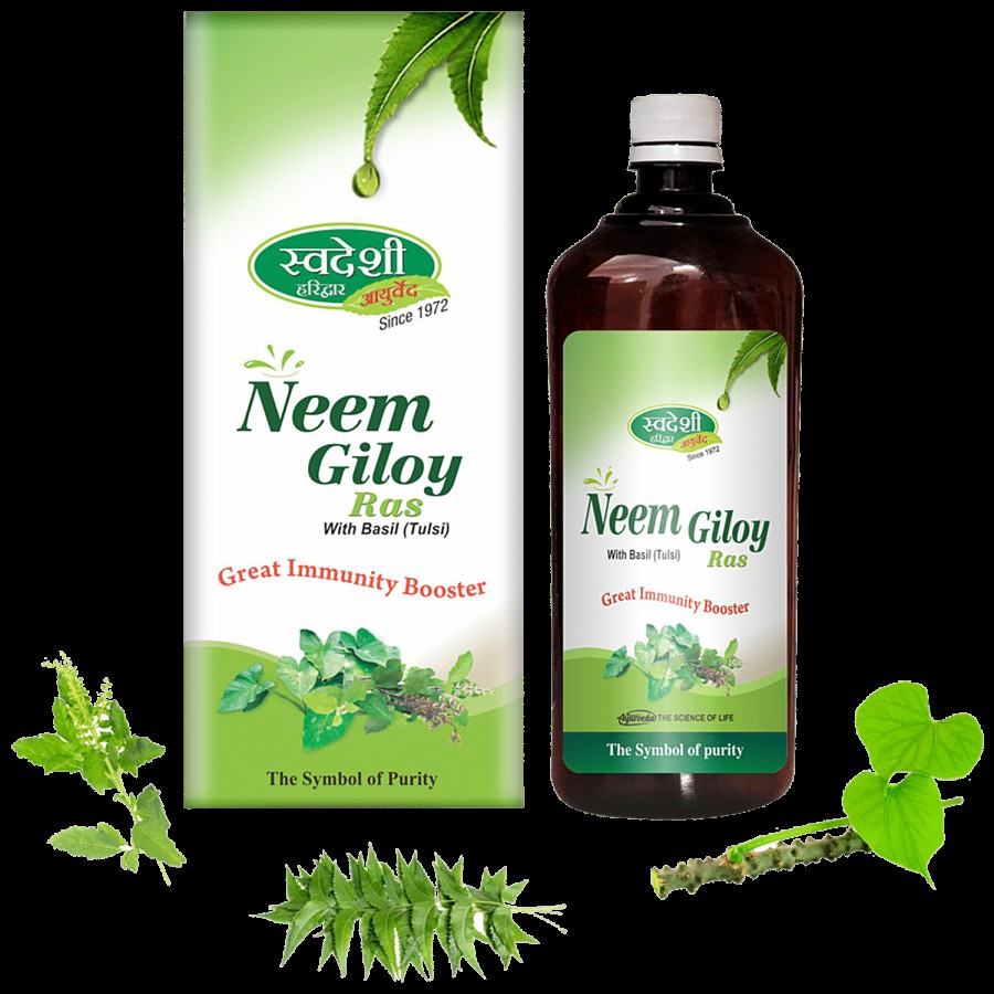 SWADESHI AYURVED Neem Giloy Ras - Immunity Booster & Blood Purifying