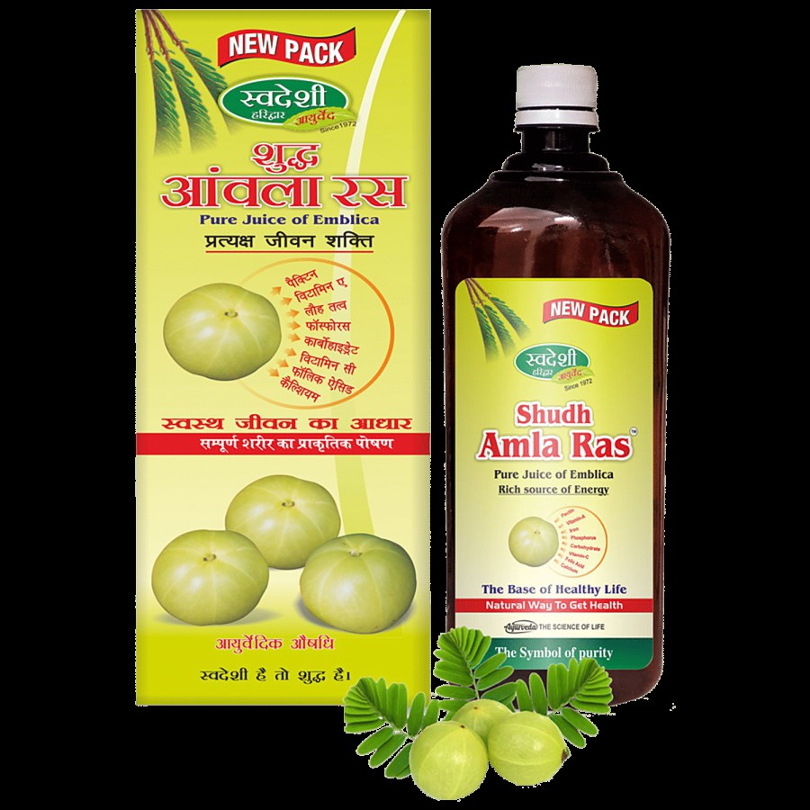 SWADESHI AYURVED Shudh Amla Ras - Relieves Indigestion & Debility