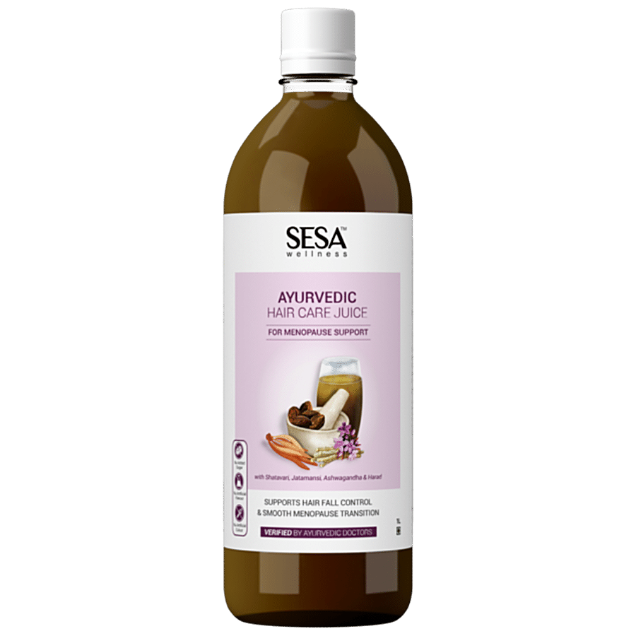 Sesa Ayurvedic Juice For Menopause Support - Controls Hair Fall