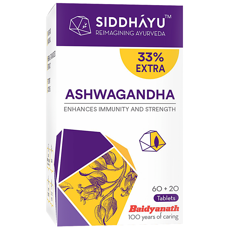 Siddahyu Ashwagandha Tablet - Vegan