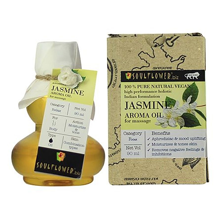 Soulflower Jasmine Aroma Massage Oil