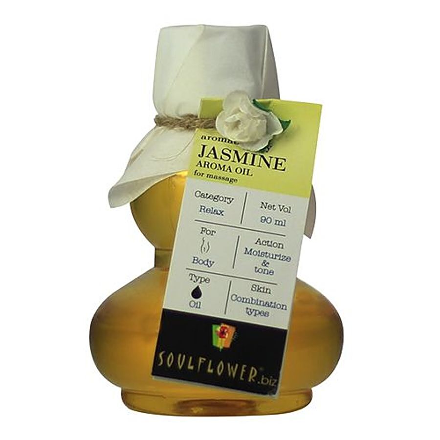 Soulflower Jasmine Aroma Massage Oil