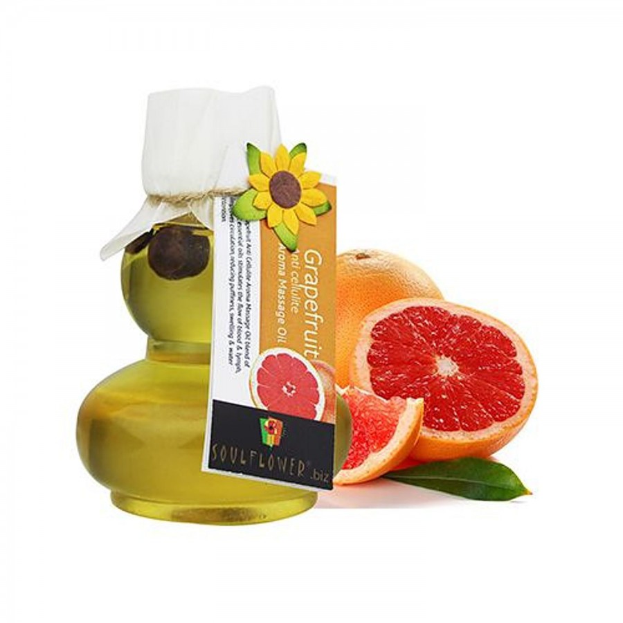 Soulflower Grapefruit Aroma Massage Oil