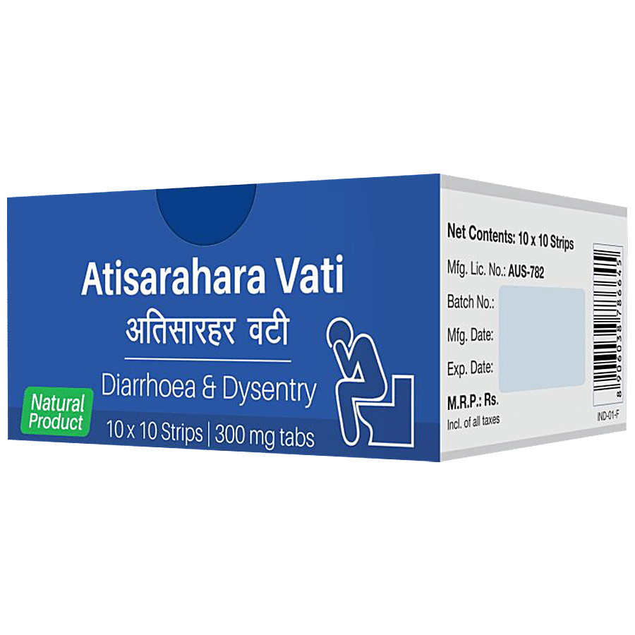 Sri Sri Tattva Atisarahara Vati Strips - 300 mg