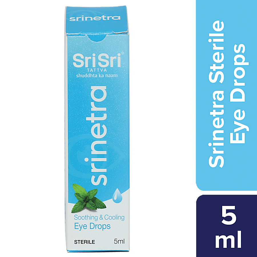 Sri Sri Tattva Srinetra Eye Drops - Soothing & Cooling