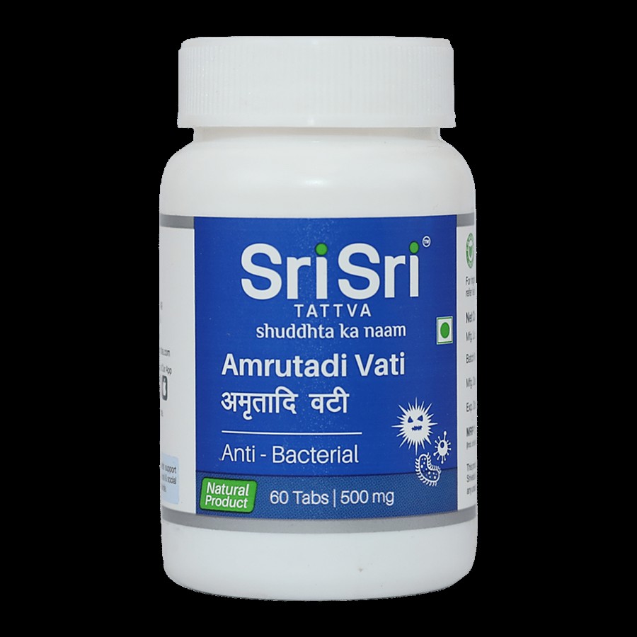 Sri Sri Tattva Amrutadi Vati - Anti Bacterial