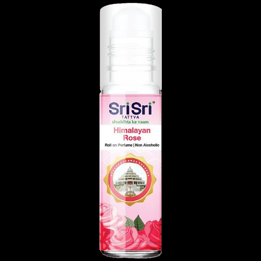 Sri Sri Tattva Himalayan Rose Roll-On Perfume - Non-Alcoholic