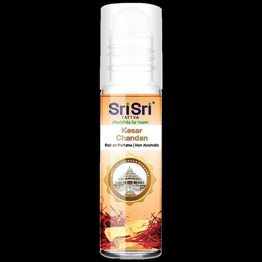 Sri Sri Tattva Kesar Chandan Roll-On Perfume - Non-Alcoholic