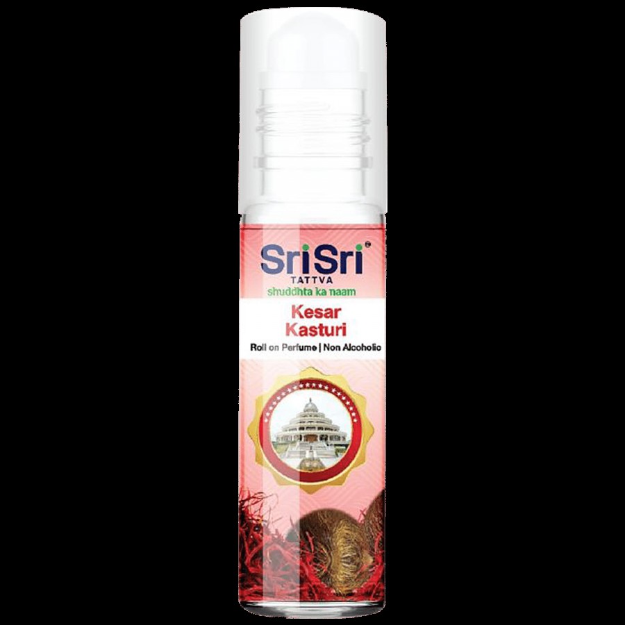 Sri Sri Tattva Kesar Kasturi Roll-On Perfume - Non-Alcoholic