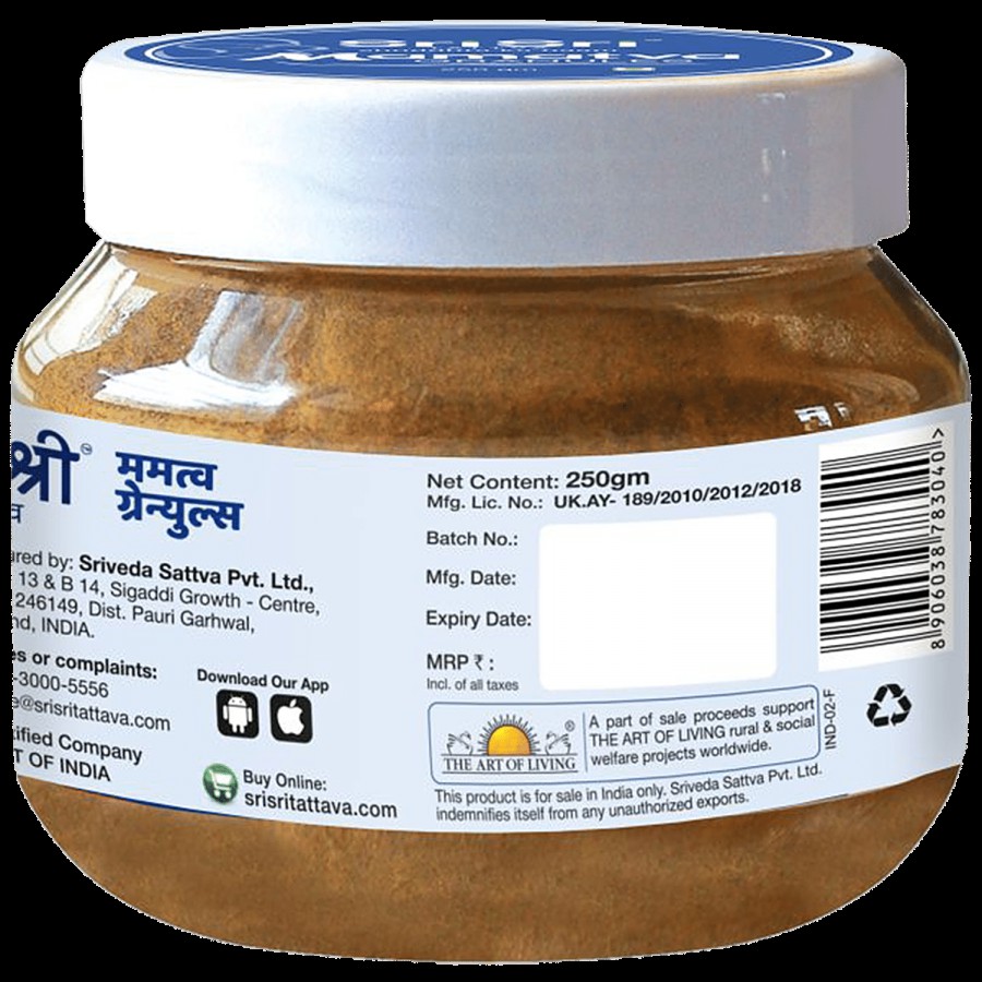 Sri Sri Tattva Mamatva Granules