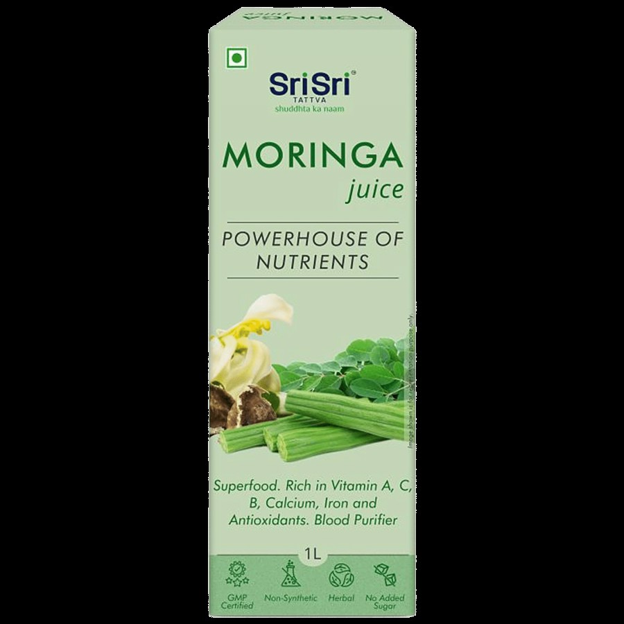 Sri Sri Tattva Moringa Juice - Powerhouse Of Nutrients