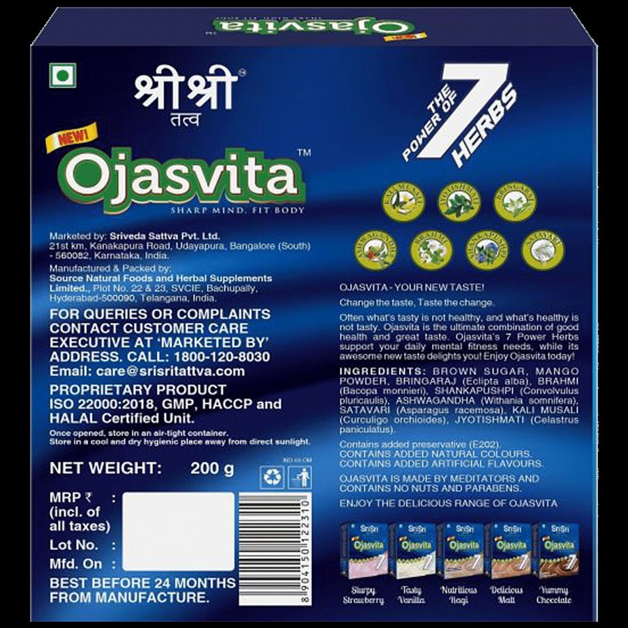 Sri Sri Tattva Ojasvita Luscious Mango - With 7 Herbs