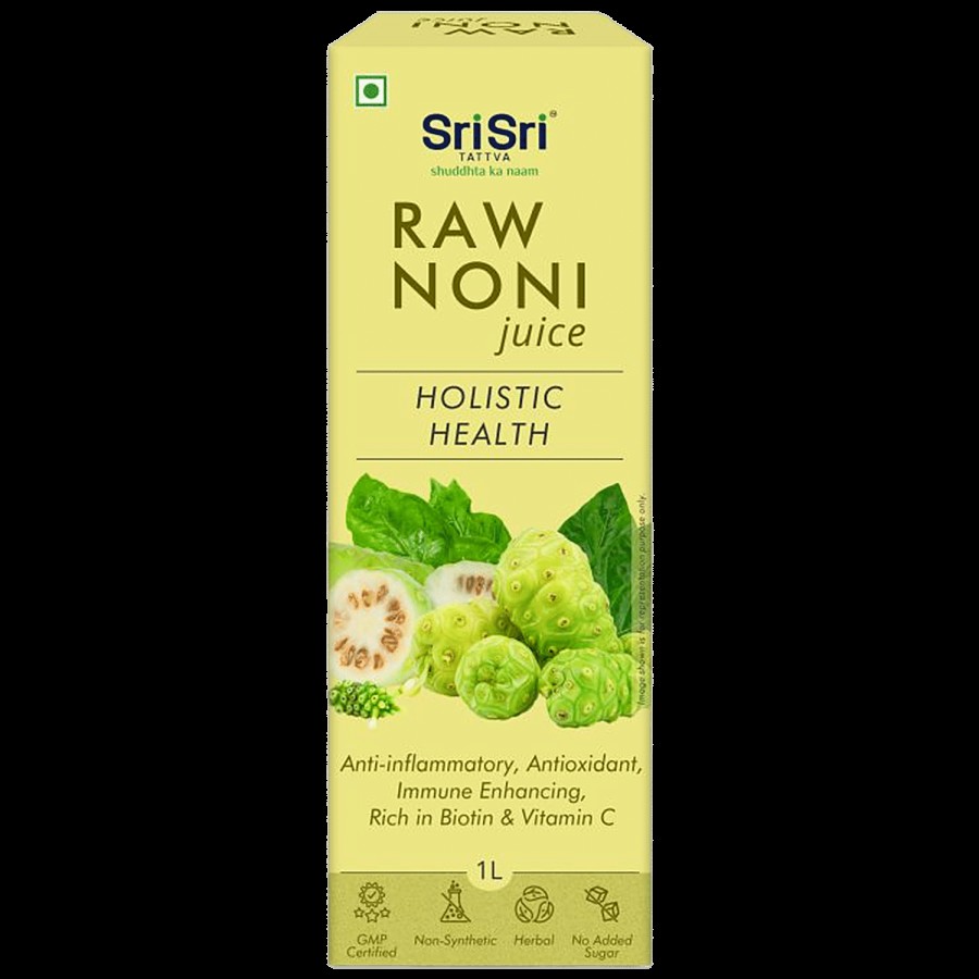 Sri Sri Tattva Raw Noni Juice - Holistic Health