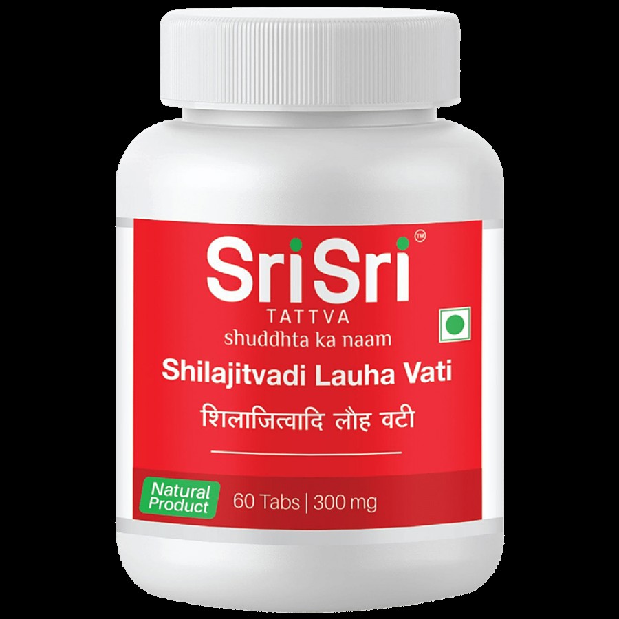 Sri Sri Tattva Shilajitvadi Lauha Vati - 300mg