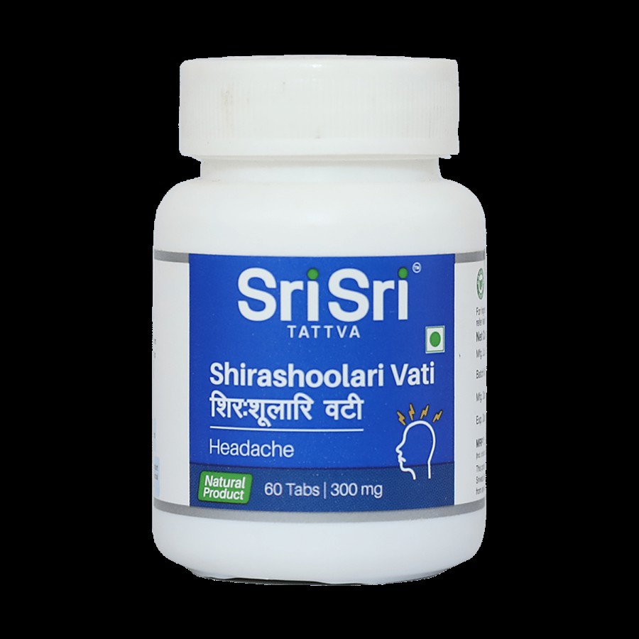 Sri Sri Tattva Shirashoolari Vati - 300 mg