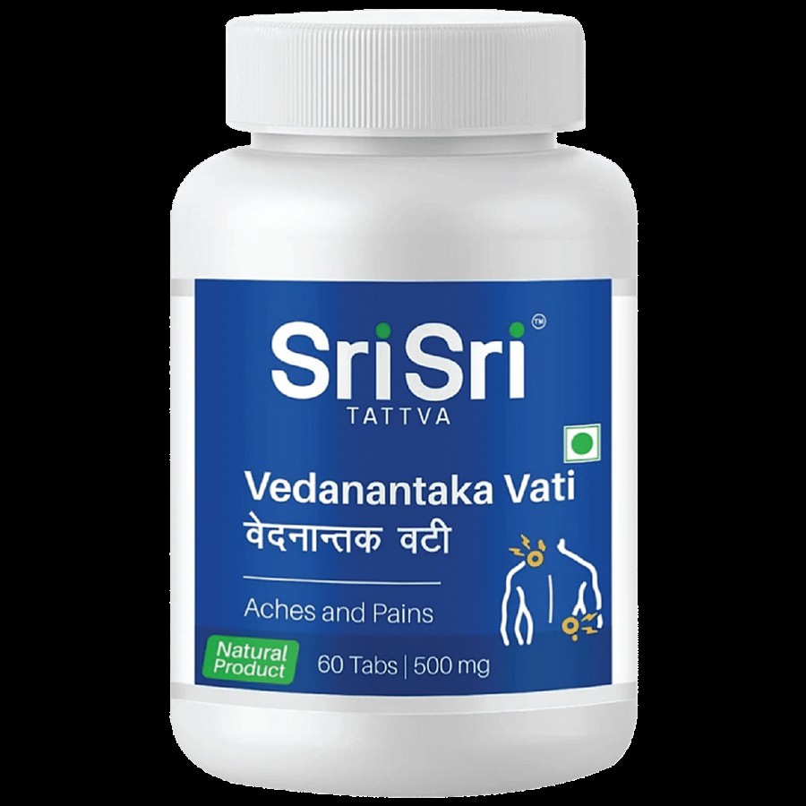 Sri Sri Tattva Vedanantaka Vati Tablet - Aches and Pains 500 mg