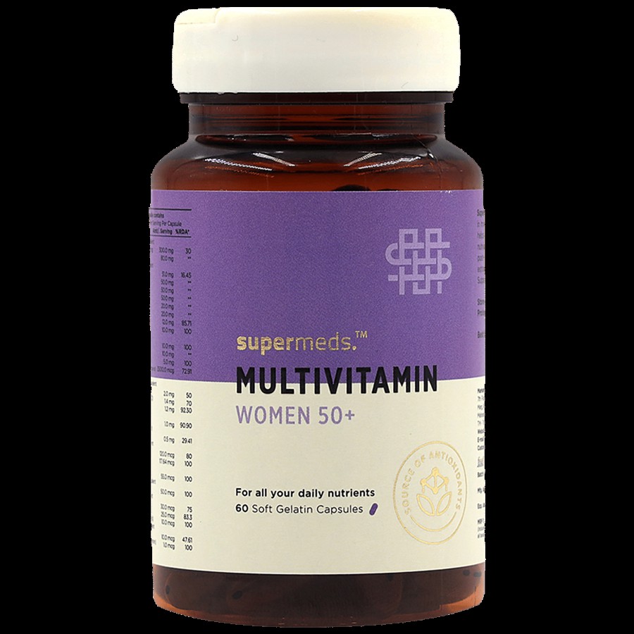 Supermeds Multivitamin Women 50+ Capsule - Enhances Immunity