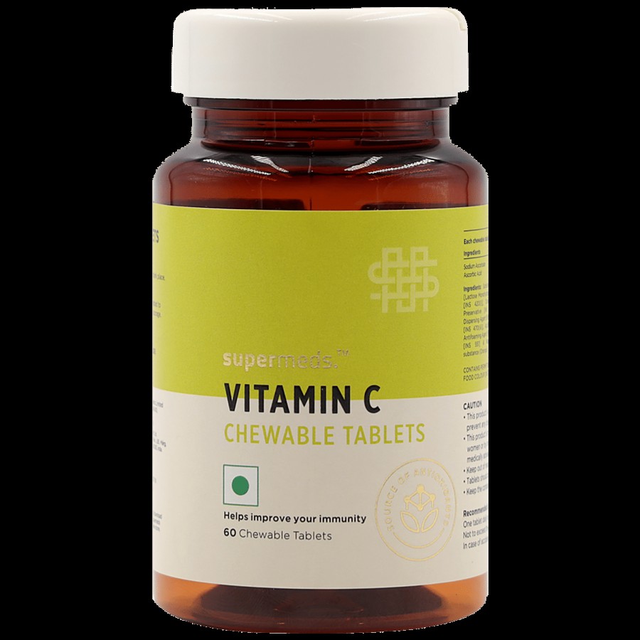 Supermeds Vitamin C Chewable Tablet - Boosts Immunity