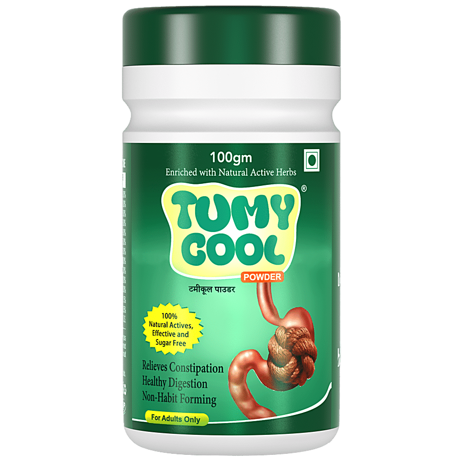 TUMY COOL Ayurvedic Powder For Digestive Health - Relieves Constipation