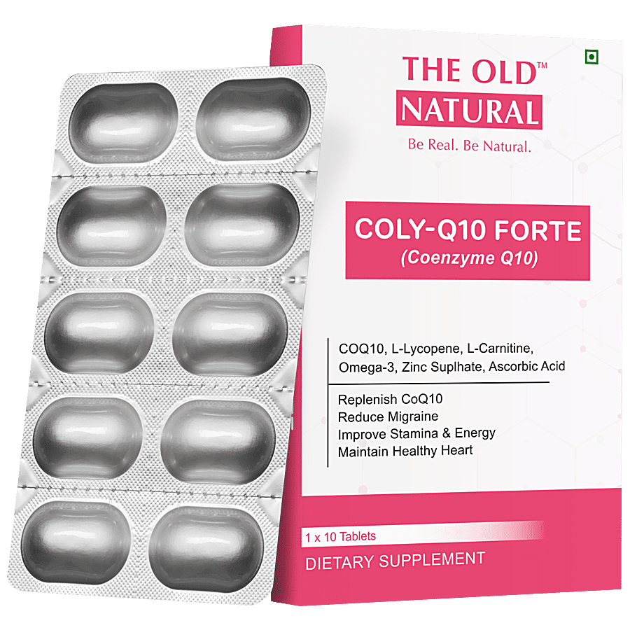 The Old Natural ColyQ10 Forte 10 Tablets - COQ10