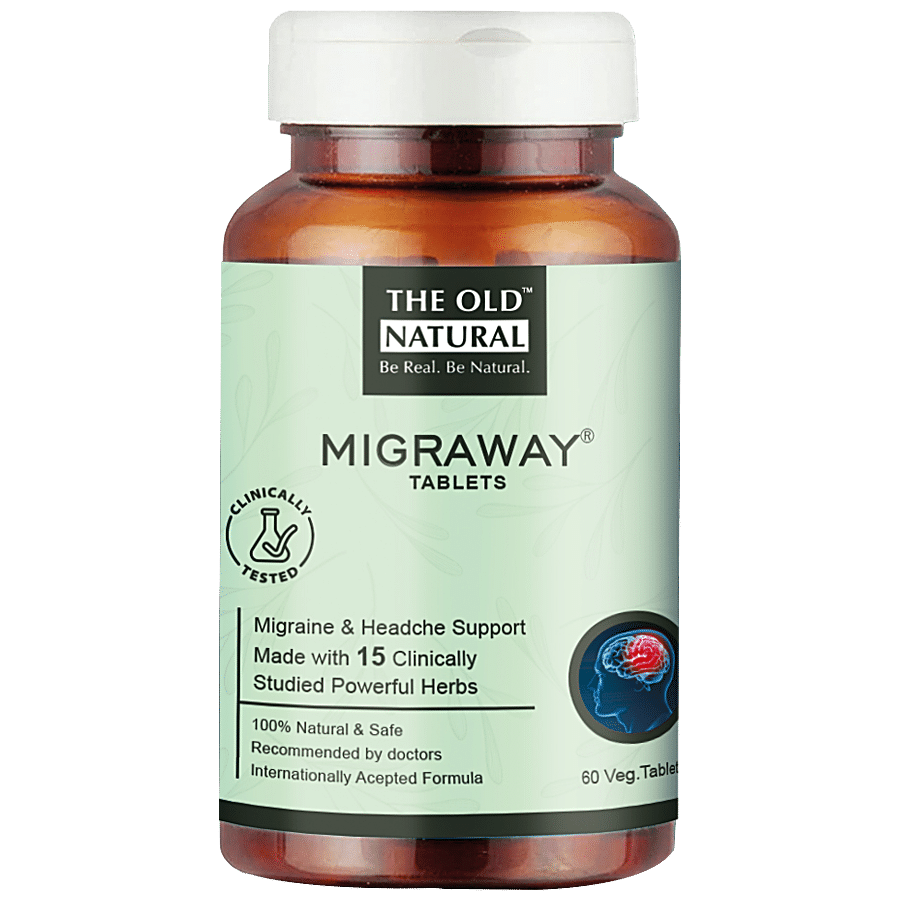 The Old Natural Migraway Tablets - For Migraine Relief