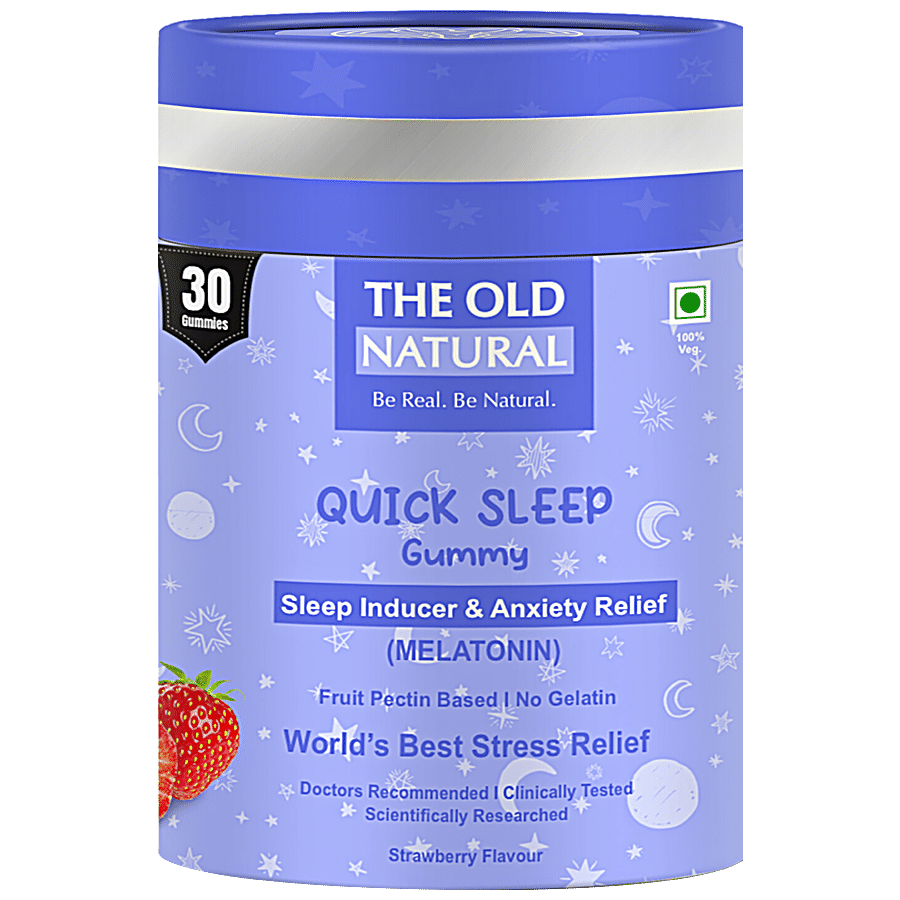 The Old Natural Quick Sleep Melatonin Gummies - Strawberry